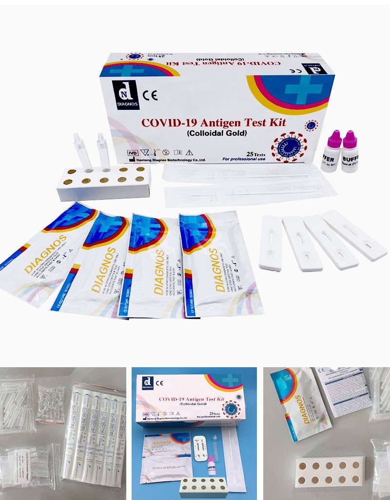 Antigenní test tyčinkový, COVID-19 Antigen Test Kit (Colloidal Gold)