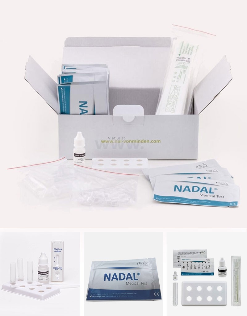 Antigenní test tyčinkový, NADAL® COVID-19 Ag Test, vyrobeno v Německu